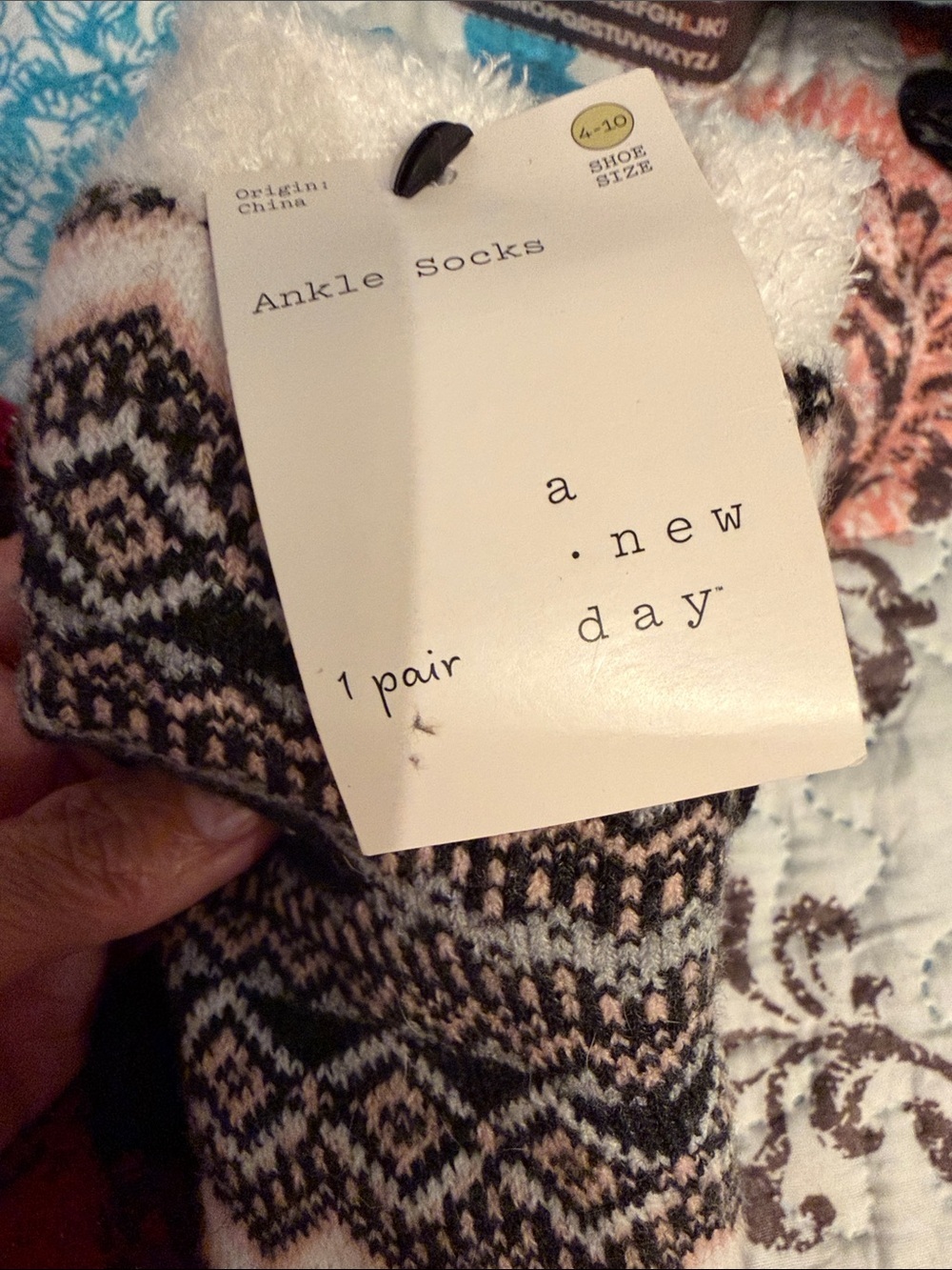 ❤️❤️❤️BOGOHO❤️❤️❤️2Pair of Cozy Socks/Slippers - Picture 3 of 5